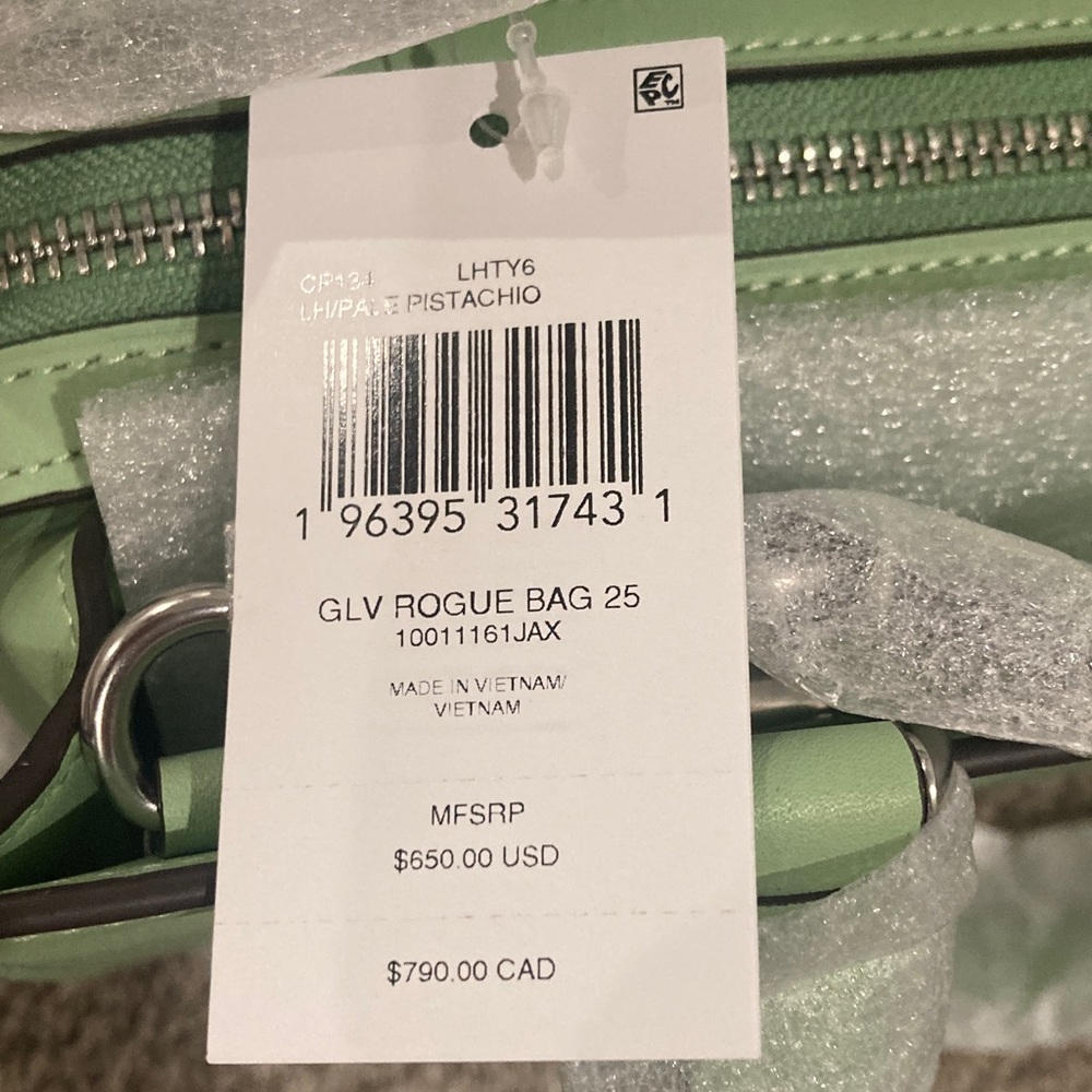 Coach Rogue Pale Pistachio 25 bag NWT - Picture 5 of 6